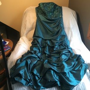 Strapless Jessica Floor-length Corset Prom Dress